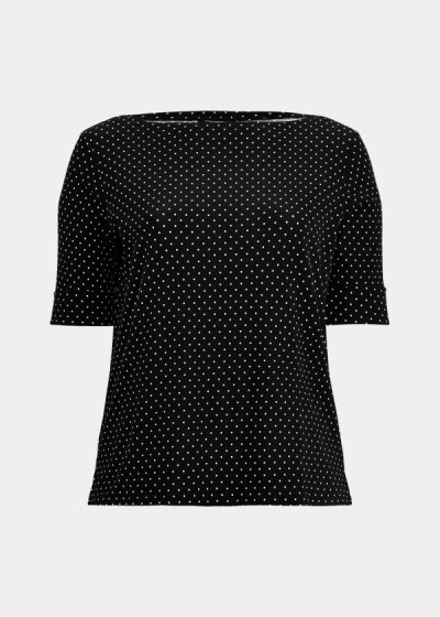 Top Ralph Lauren Polka-Dot Algodão-Blend Mulher 49357-WVTE